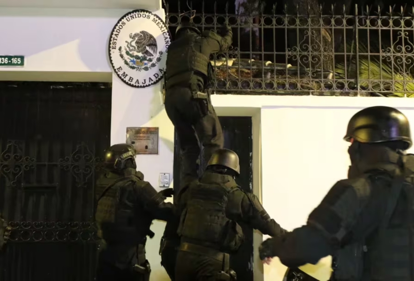 La Policía de Ecuador irrumpió en la embajada de México en Quito y detuvo al ex vicepresidente Jorge Glas