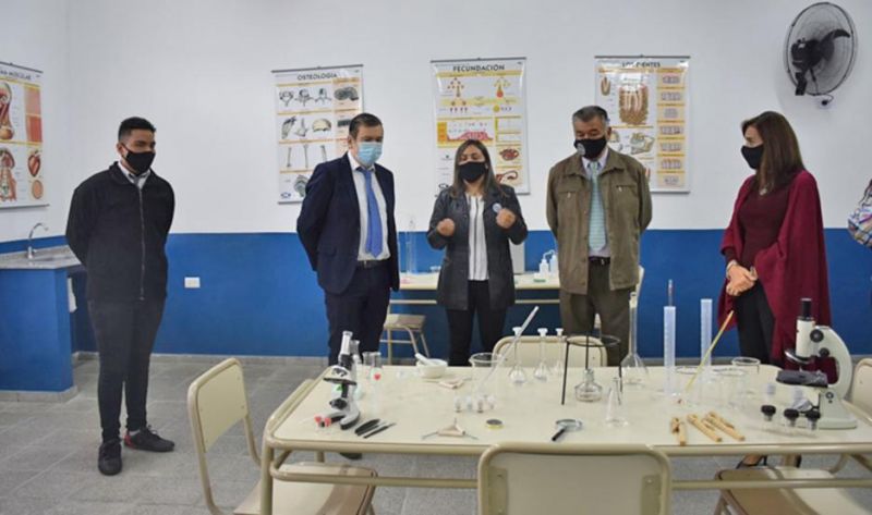 Zamora inauguró el edificio del Colegio Secundario “San Ramón”