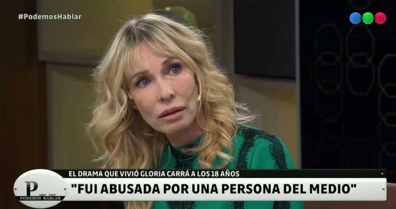 Gloria Carrá, actriz: “Fui abusada a los 18 años por una persona del medio”
