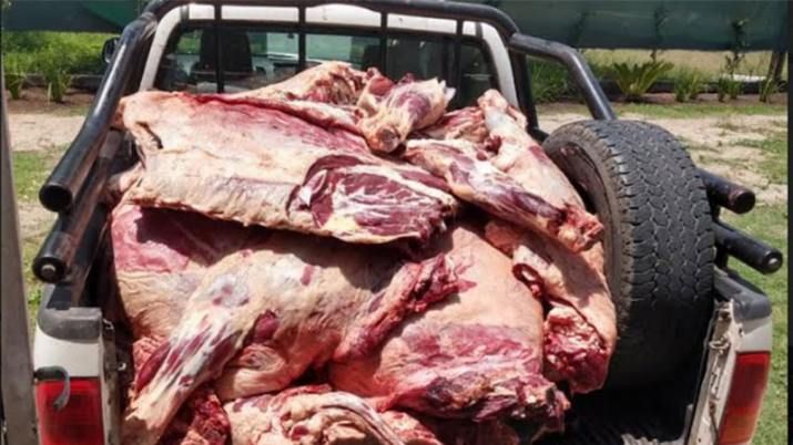 Decomisan una tonelada de carne de faena clandestina en Robles