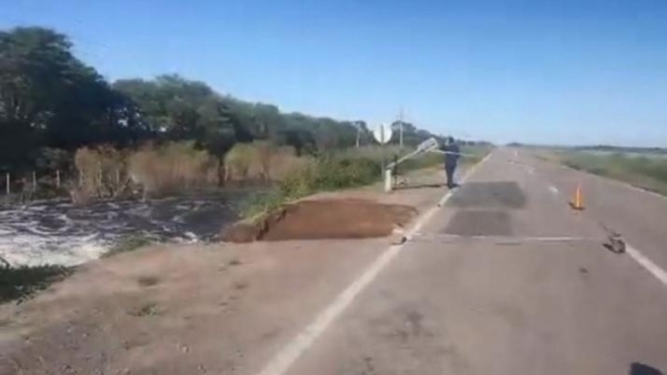 Cortaron el tránsito en la ruta 89 a la altura del límite Santiago-Chaco