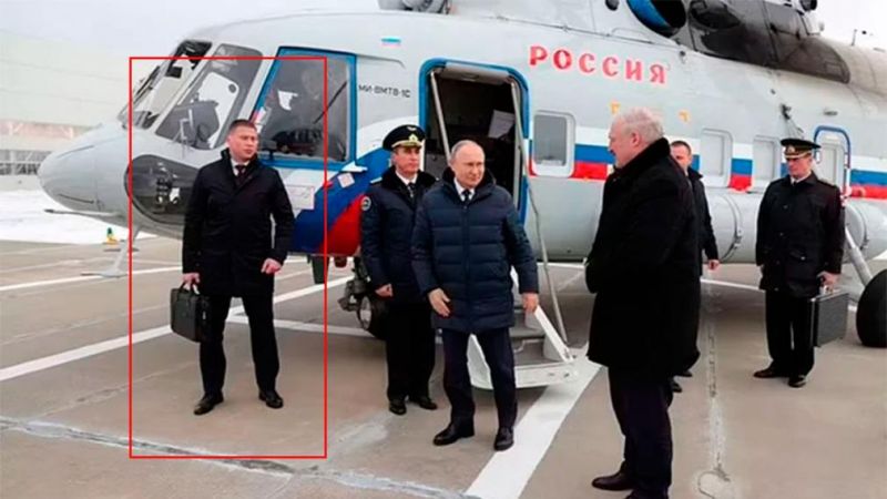 Hallan a exguardaespaldas de Putin, que llevaba el “maletín nuclear” con un tiro en la cabeza