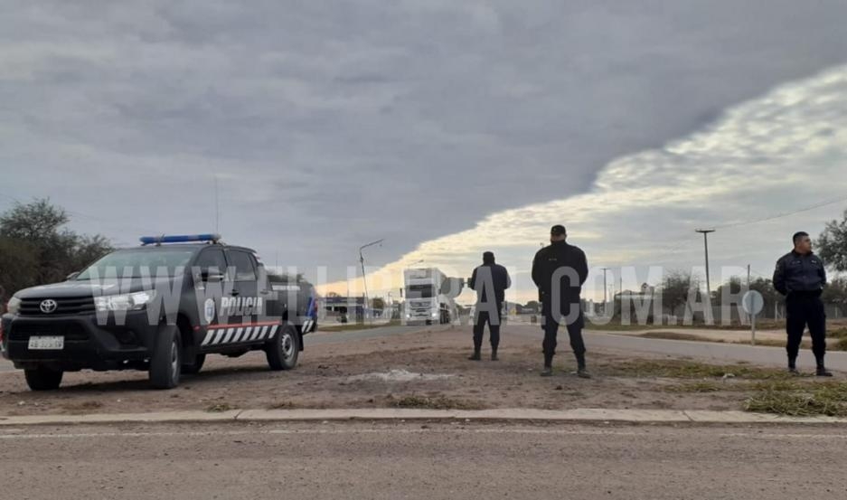 Transportistas autoconvocados cortan la ruta por tiempo indefinido en Quimilí