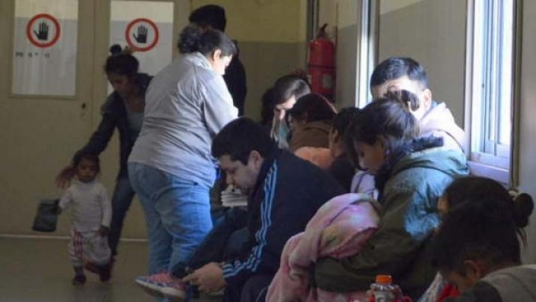 Por el mal tiempo, hubo un incremento de asistencias médicas por afecciones respiratorias
