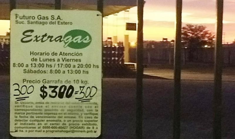 Bajaron un 13% el precio de las garrafas