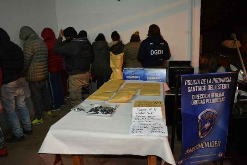 Más de 500 dealers y unos 200 kilos de drogas en operativos narcos