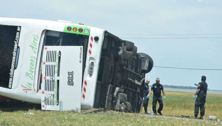 El chofer del ómnibus señaló que hubo una falla mecánica en la unidad