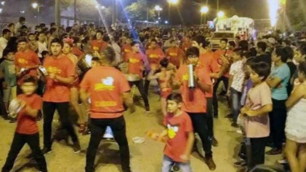 Multitudinarios corsos vivió la capital copeña