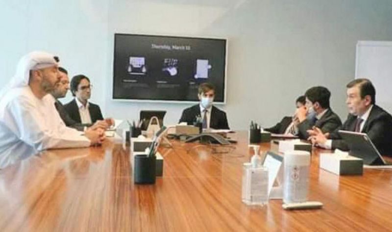 Zamora se reunió con fondos inversores de Emiratos Árabes