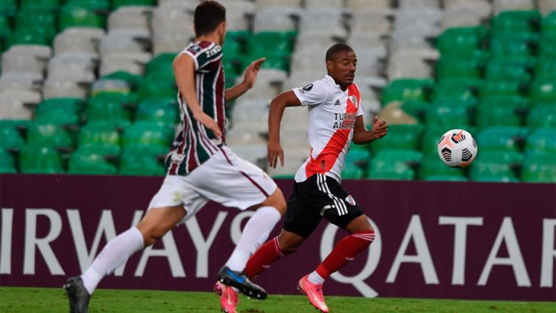 River debutó en la Libertadores con un empate ante Fluminense en Brasil