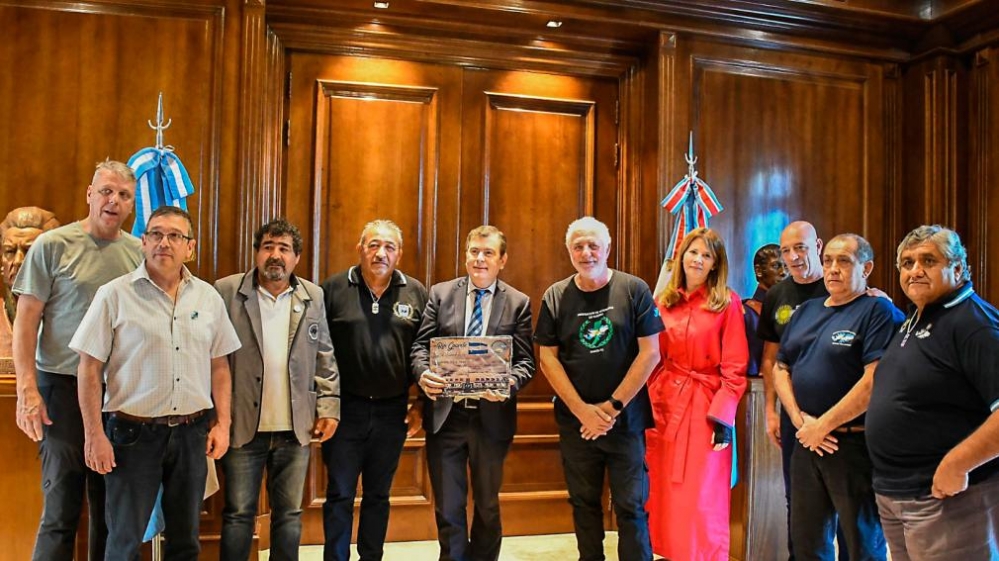 Gerardo Zamora recibió la visita de Ex Combatientes de Malvinas