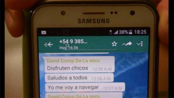 El último mensaje de David Melián a sus amigos de El Bobadal