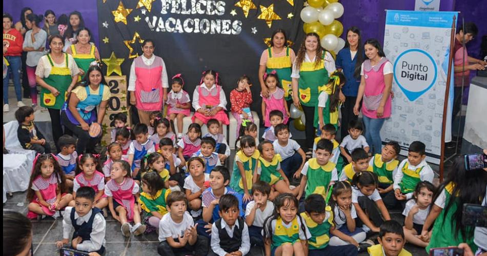 Finalizó el ciclo lectivo de los jardines municipales de Monte Quemado.