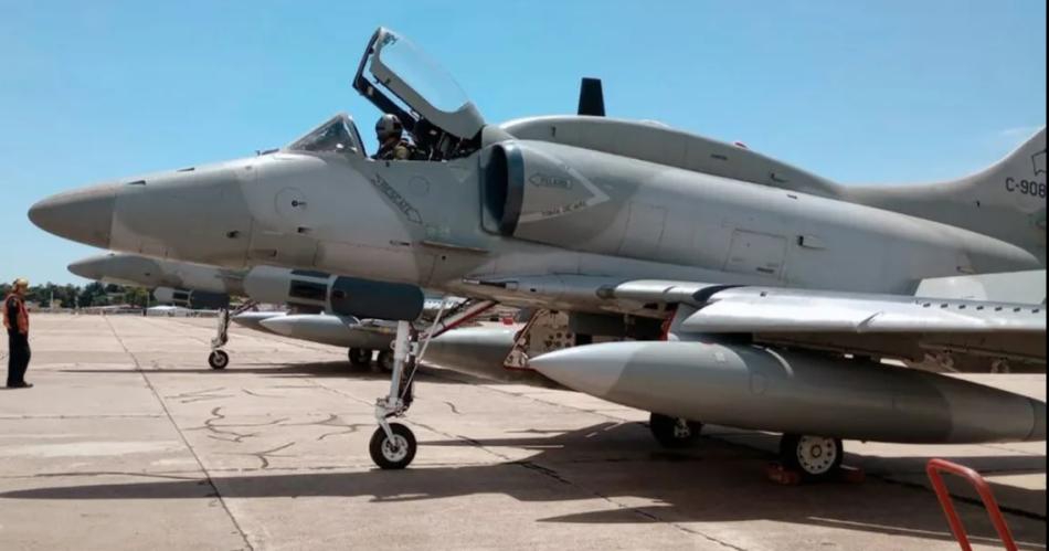 Asunción de Milei: custodian el cielo aviones, inhibidores de drones y radares.