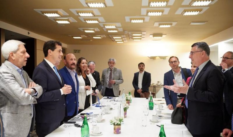 Neder se reunió con el vice primer ministro y titular de la cartera de Justicia israelí, Gideon Saar