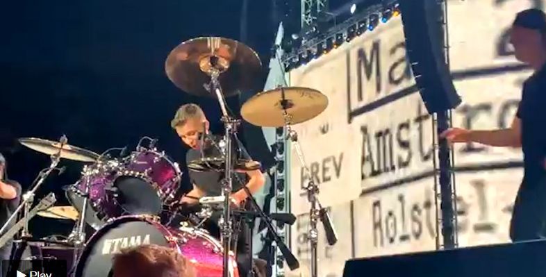 Un niño de 13 años sorprendió a Metallica y a más de 60 mil espectadores
