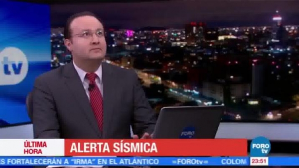 México: así se sintió el terremoto más fuerte de la historia en un canal de televisión