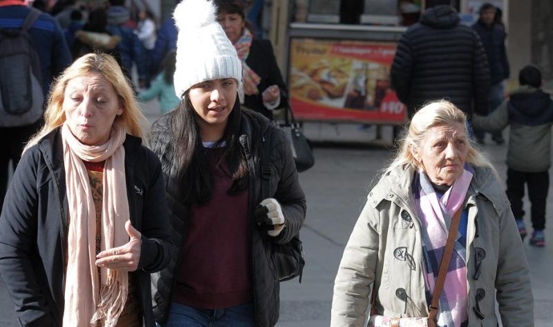 Santiago y un sábado helado con 2.4 º bajo cero a las ocho
