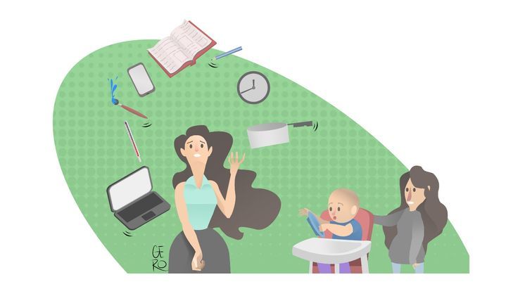 Ser madre ya era difícil, cómo es hoy en cuarentena