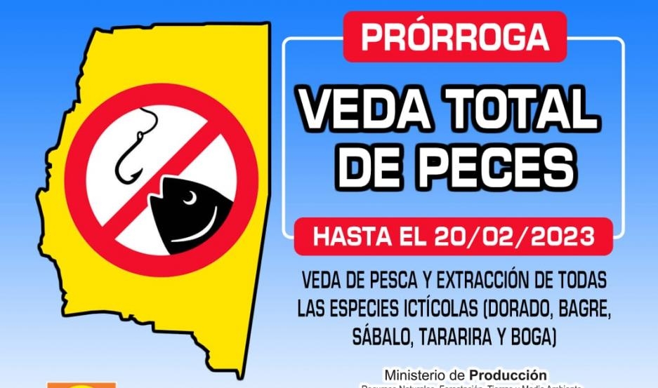 Prohíben pescar dorados, bagres, sábalos, tarariras y bogas en Santiago del Estero