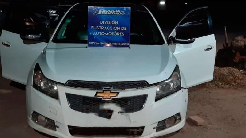 La policía recuperó en el centro capitalino un auto que fue robado en la provincia de Córdoba