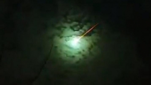 ANOCHE Un meteoro asustó a todos en San Luis