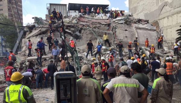 Destrucción y muerte en México: aumenta a 109 la cifra provisional de fallecidos por el terremoto