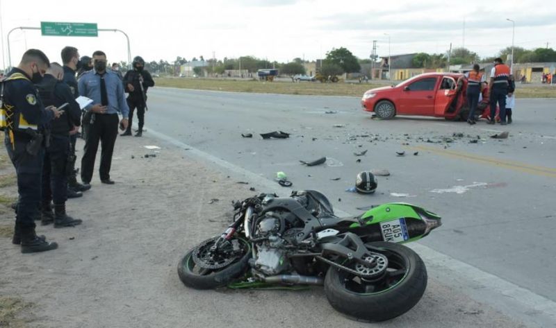 Trágico choque en Santiago: Motociclista falleció en la avenida de Circunvalación