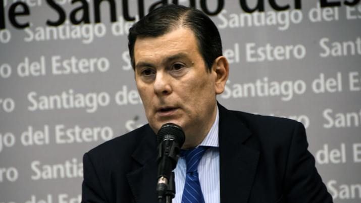 Gerardo Zamora: "Lamento el fallecimiento del senador nacional Carlos Menem"