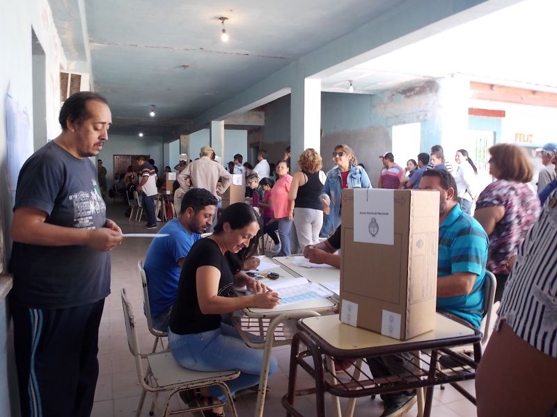 En Pampa de los Guanacos se vota en 15 mesas