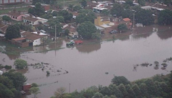 Diluvio en Las Lajitas: 314 milímetros y 340 evacuados