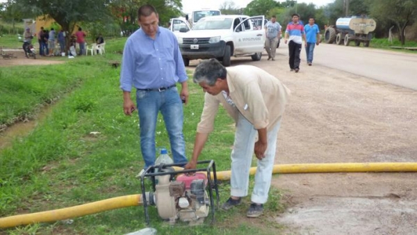 Familias e instituciones fueron asistidas en Tintina tras la tormenta