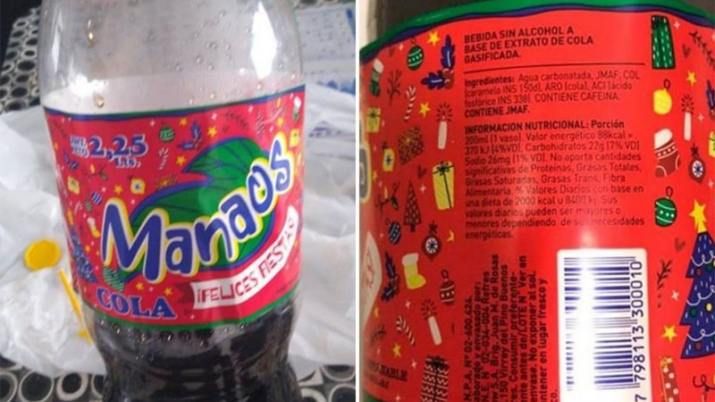 Por intoxicaciones, retiran del mercado tres lotes de la gaseosa Manaos