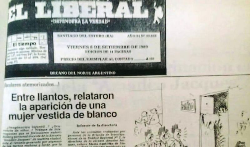 El regreso de la “mujer de blanco” de la escuela Amadeo Jacques