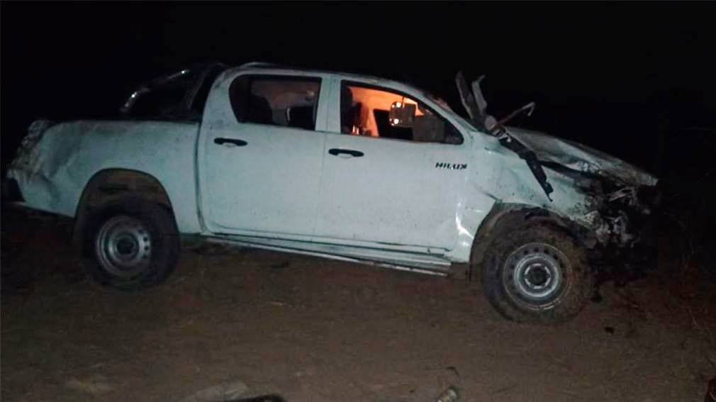 Tragedia en Estación Toba: un hombre murió tras volcar la camioneta que manejaba y salir despedido