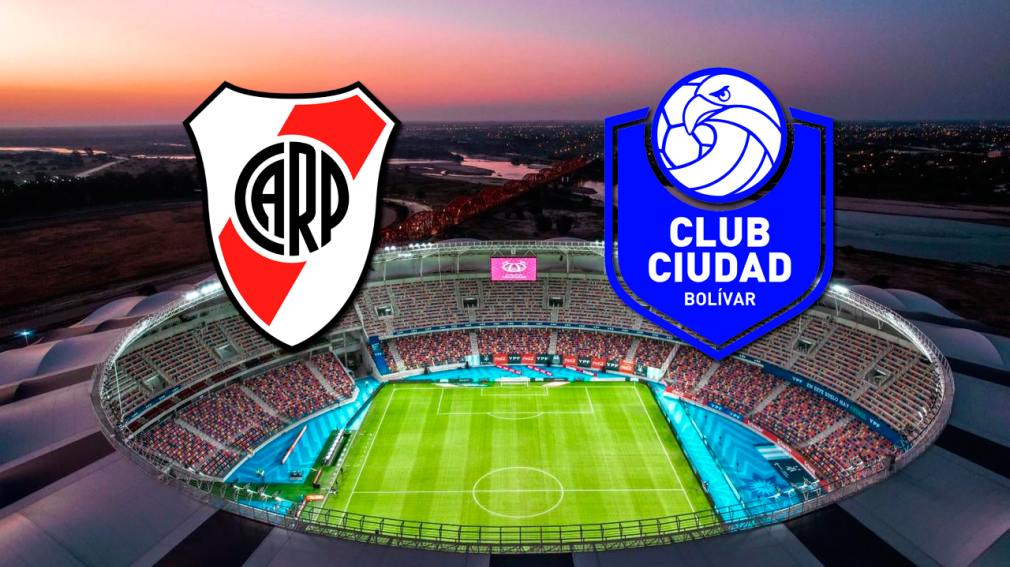 Ciudad de Bolívar confirmó en sus redes sociales que jugará con River en Santiago del Estero-