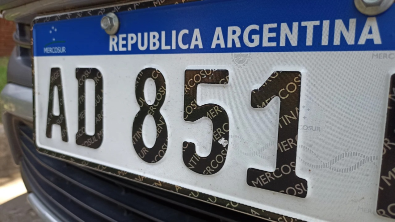 La "nueva normalidad" sin chapas patente.