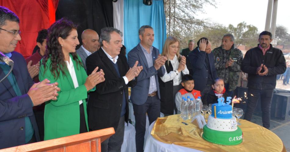 Garza celebró su 125º aniversario con la inauguración de obras.