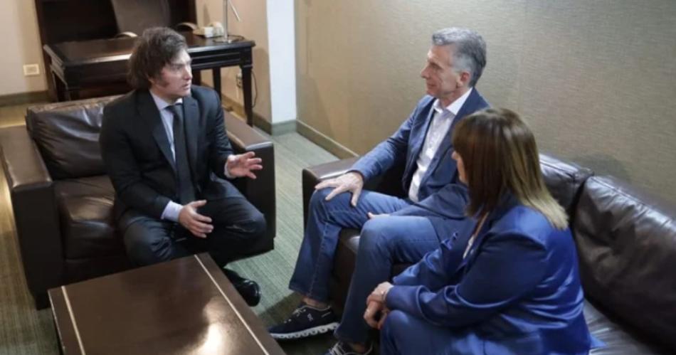 Milei, Macri y Bullrich participan de un encuentro liberal.