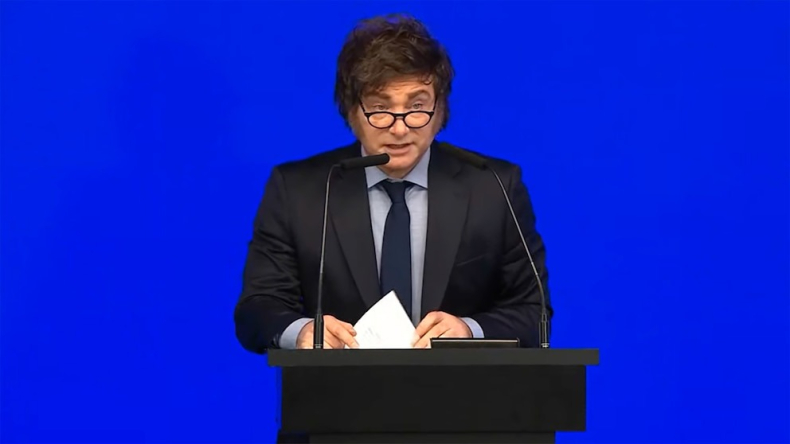 Javier Milei: "En poco tiempo la economía estará volando"