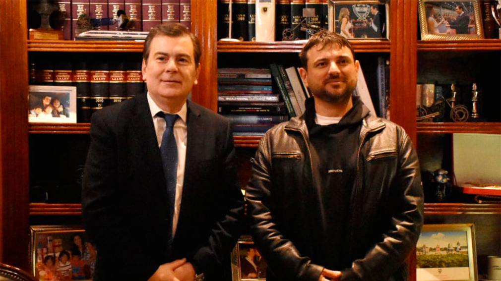 El gobernador Zamora recibió a Juan Grabois en Casa de Gobierno