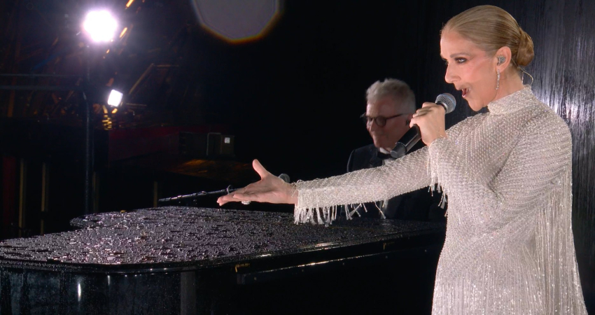 Emocionante actuación de Céline Dion en la apertura de los Juegos Olímpicos de París
