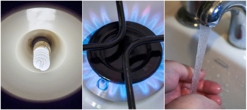 Se consume menos luz, gas y agua