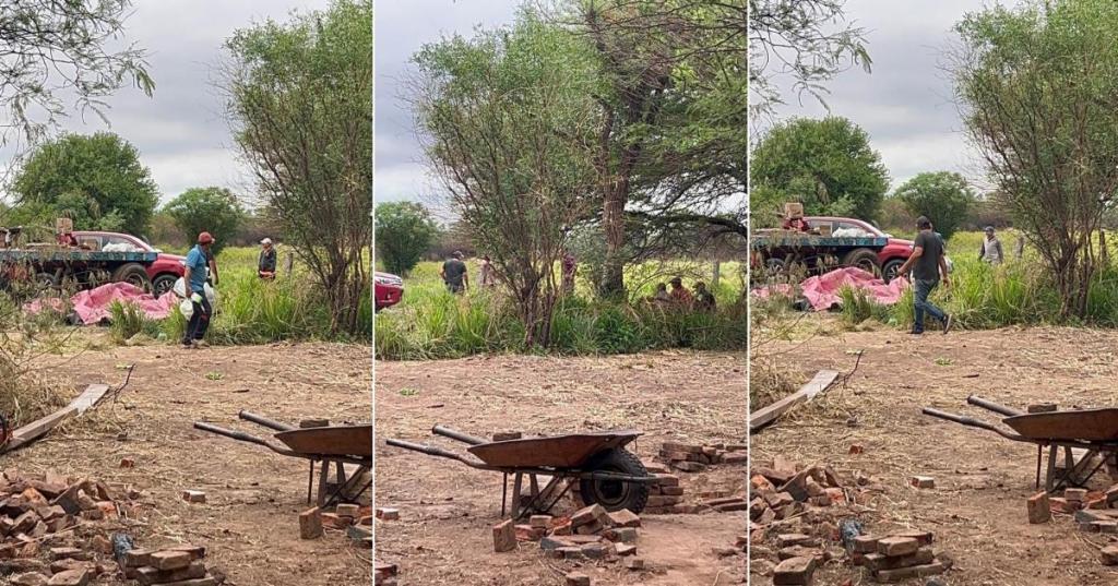 Supuestos "okupas" resisten a operativo policial con un pitbull en el interior provincial.