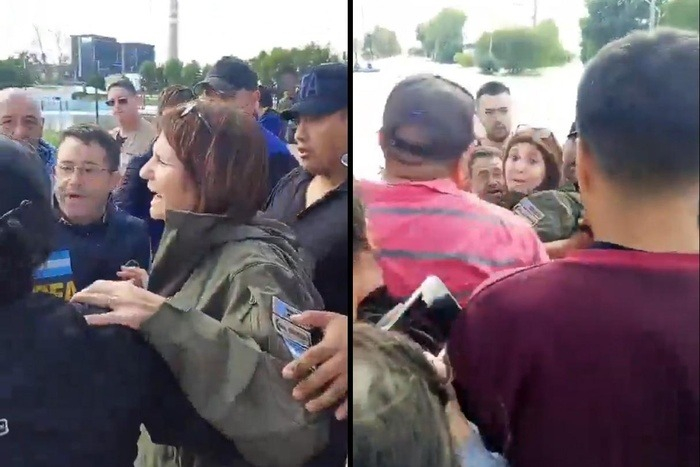 Repudiaron a Patricia Bullrich en Bahía Blanca.