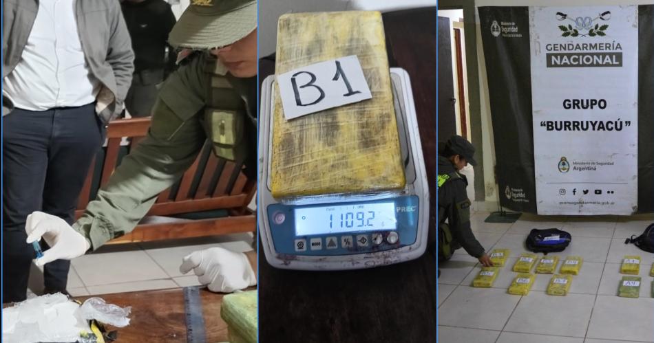Interceptan cargamento de 14 kg de cocaína que trasladaban a Santiago.