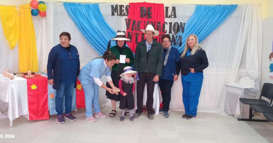 Hospital de Pampa de los Guanacos en el Mes de la Vacunación Santiagueña.