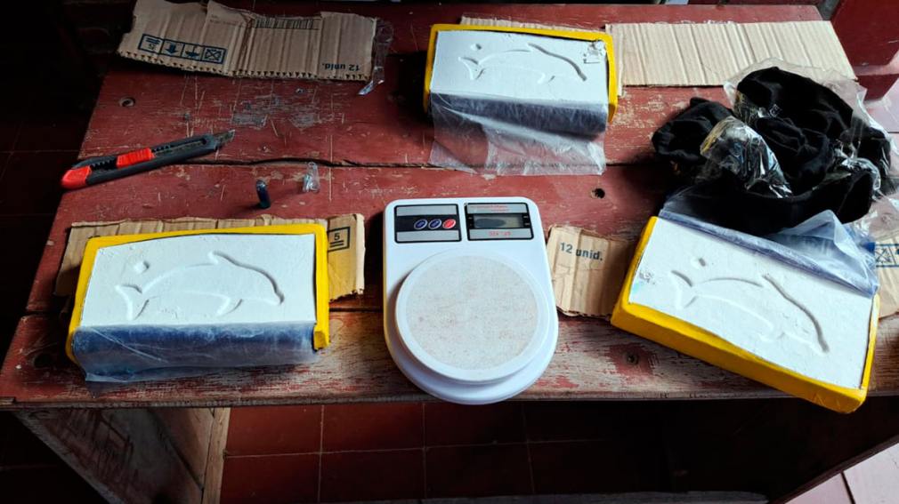 Secuestraron 3 kilos de cocaína bajo las butacas de un tour de compras: hay un detenido-