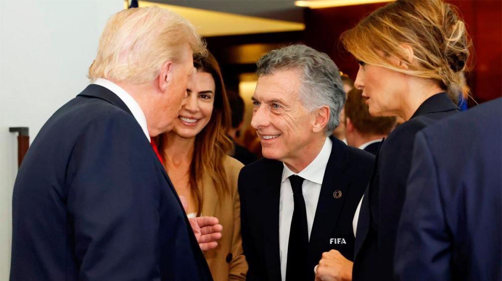 Mauricio Macri se reencontró con Donald Trump en la final del Mundial de Clubes.