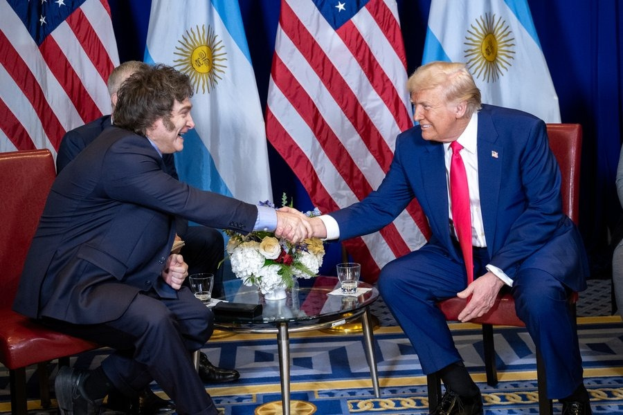 Milei tuvo su cuarto de hora con Trump